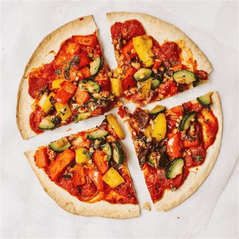 Healthy Tortilla Pizza Vegan Wallflower Kitchen