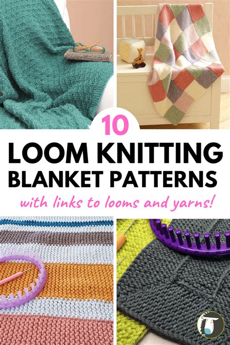 Loom Knitting Blankets Guide 10 Pattern Ideas — Blognobleknits