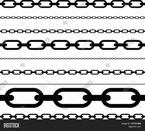 Simple Flat Chain Vector And Photo Free Trial Bigstock