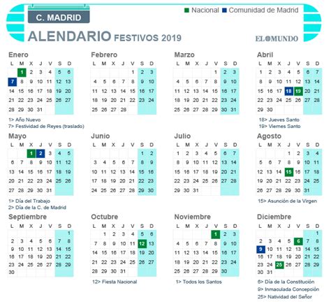 Calendario Laboral Madrid Festivos Y Puentes My Xxx Hot Girl