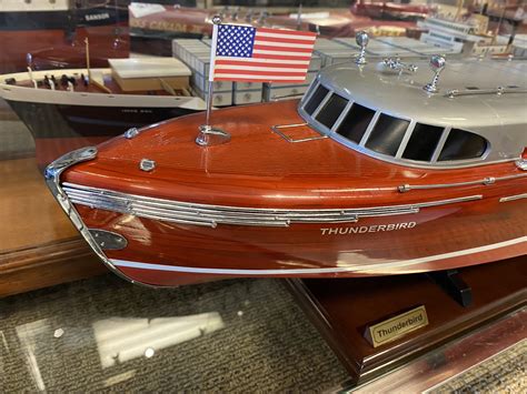 Thunderbird Lake Tahoe Yacht Model Approx 36 Long X 8 Beam Already