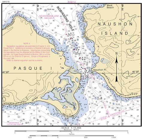 Robinsons Hole Ma Inset 4 Nautical Chart ΝΟΑΑ Charts Maps