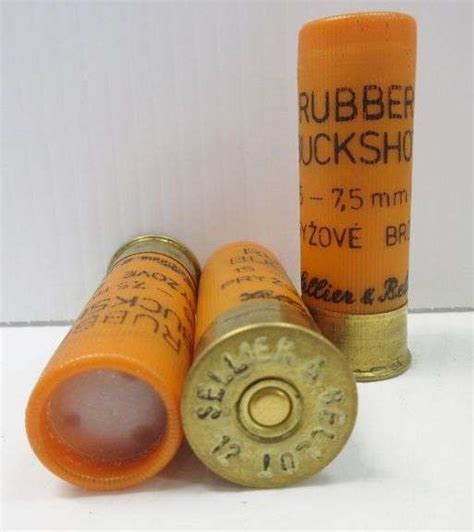 50 Rounds Of 12 Gauge Less Lethal Rubber Buckshot These Will Not