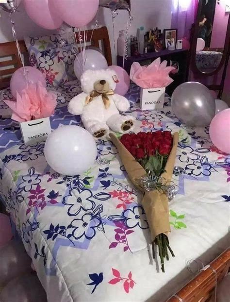 Pin By Sassy Lady On Romance Birthday Surprise For Girlfriend Surprise Birthday Decorations