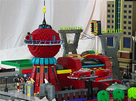 Futuramas New York City Takes Lego Form