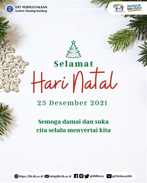 Selamat Hari Natal - Perpustakaan ITB