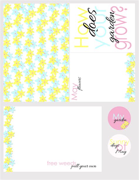 May 2015 Kit Freebie For Project Life Pocket Pages Michelle James