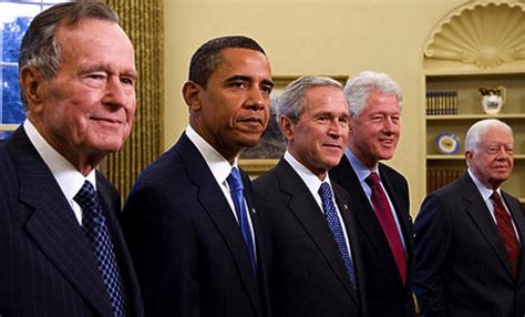 here s how that viral photo of the past 4 presidents in the same place happened martha english