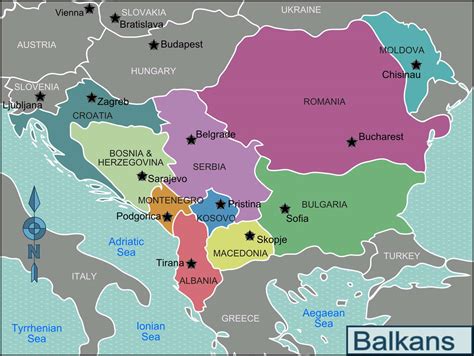Where Is The Balkan Peninsula Located On A Map