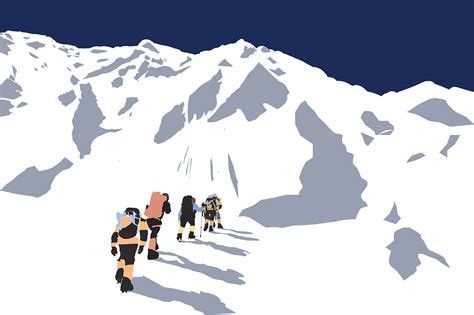 Mount Everest Graphic Design Illustration On Behance