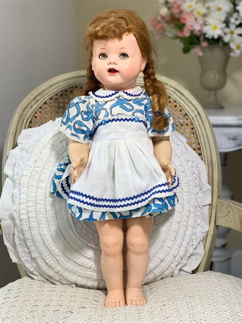 1950 s ideal 22 saucy doll vintage marked doll etsy