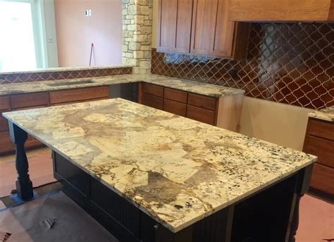 The rustic style is one of the trends that has more pull in decoration. Barbadoes Sands Granite Countertop - Kitchen Remodel ...