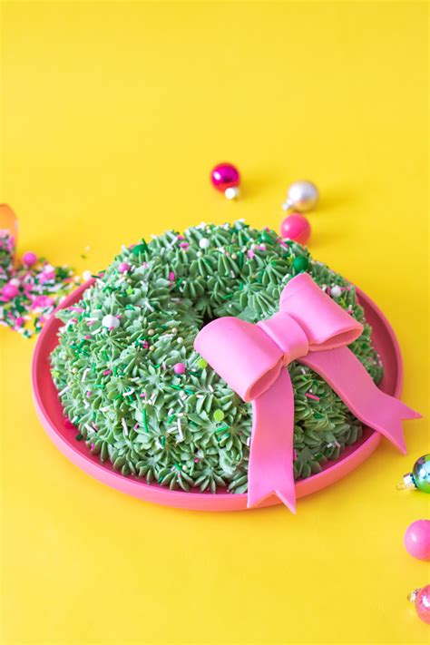 Cool in pan 5 minutes. Festive Wreath Bundt Cake for Christmas Entertaining ...