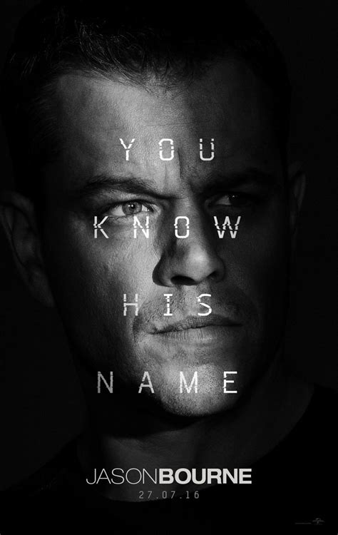 Matt damon reprend ensuite son rôle de jason bourne dans un 5 e film, jason bourne, sorti en 2016. Jason Bourne DVD Release Date December 6, 2016