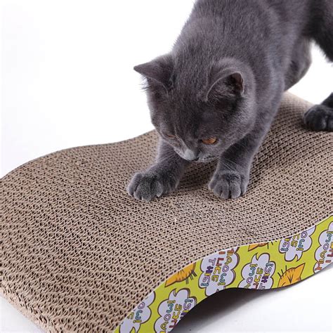 New Shapped Cat Scratch Board Pad Scratching Posts Kitten Corrugated