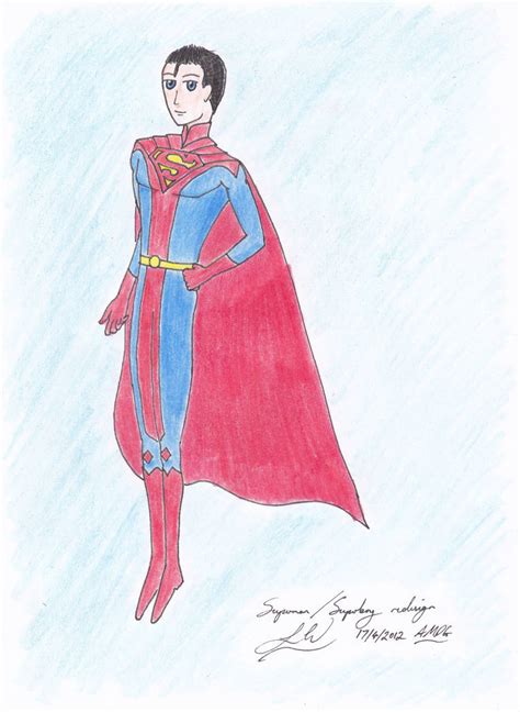 Supermansuperboy Redesign By Professor L On Deviantart