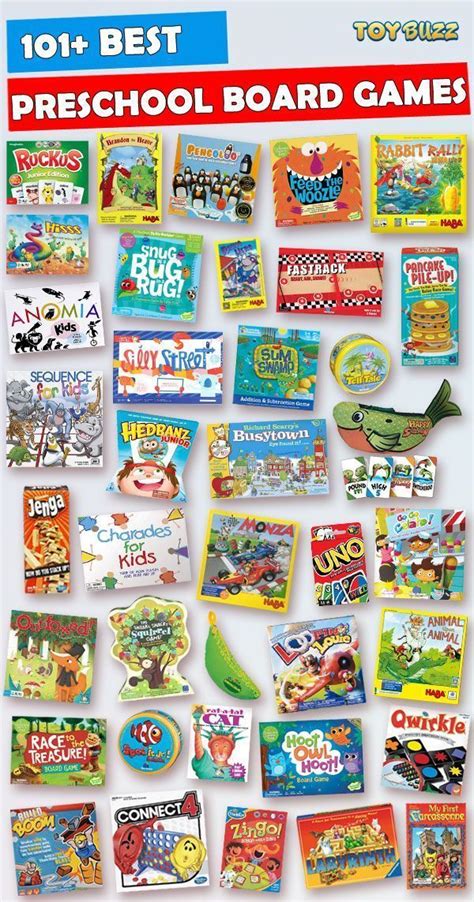 101 Best Board Games For Preschoolers Preschool Games Preschool