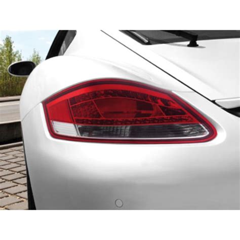 Porsche Cayman C Rear Led Tail Lights Red Clear