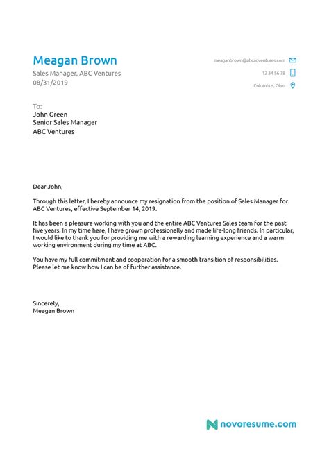 Get Our Example Of Resignation Letter Requesting Severance Pay For Free