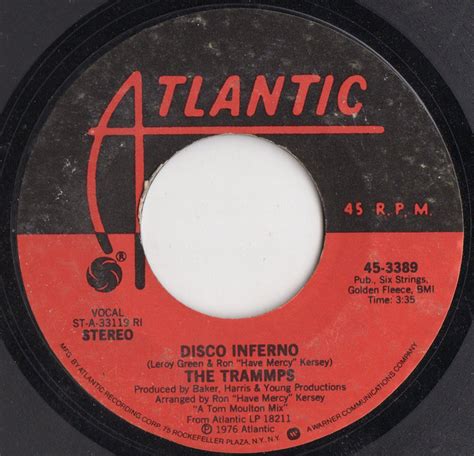 the trammps disco inferno 1977 prc pressing vinyl discogs