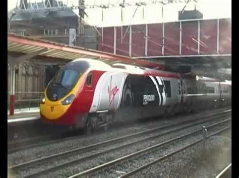 Virgin Trains Alstom Pendolino Departs Crewe Nd November Youtube