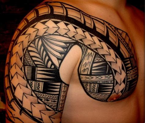 The shoulders, arms, and sides are the most popular areas on the body for tribal tattoos. 100's of Polynesian Tribal Tattoo Design Ideas Pictures ...