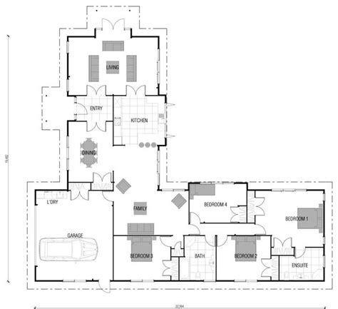 We offer more than 30,000 house plans and architectural designs that could effectively capture your depiction of the perfect home. Home Building, Wooden Floor & Timber Frame House Plans New Zealand l shaped lockwood plan | L ...