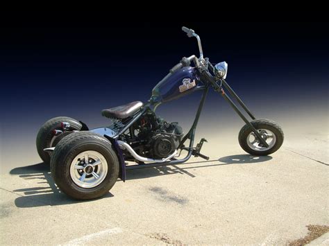 Mini Chopper Mini Bike Trike Motorcycle Powered Bicycle