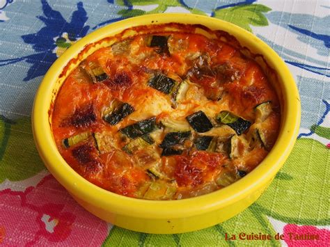 Minis clafoutis aux courgettes et chorizo Cuisine de Tantine