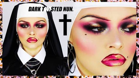 Dark Twisted Nun Halloween Makeup Tutorial Lucy Garland Makeup