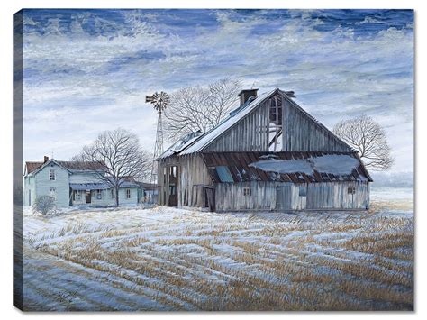 Abandoned Old Barn On Snowy Day Barn Pictures Country Barns Barn