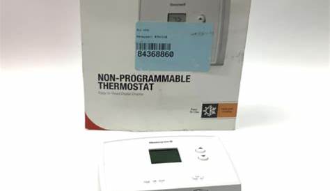 Honeywell Horizontal Digital Non-Programmable Thermostat White New
