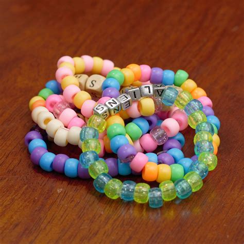 Handmade Rainbow Beaded Bracelet Etsy