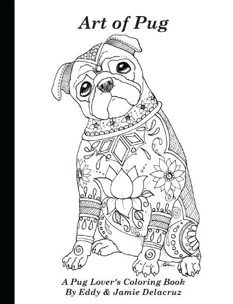 Adult Coloring Pages Pug At Free Printable Colorings