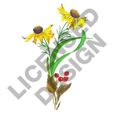 Letters are individual stitch files and therefore you must have embroidery editing software to merge your letters together to form words, names and monograms. WILDFLOWERS Embroidery Designs, Machine Embroidery Designs ...