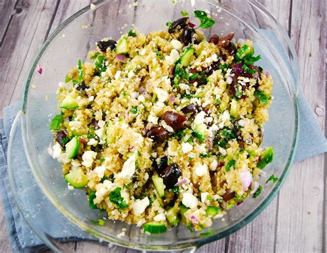 Greek Quinoa Salad Recipe 4 Points Laaloosh
