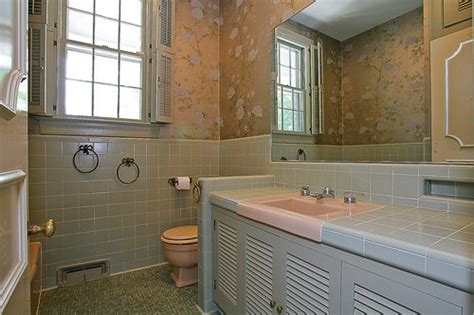 Reasons to love retro pink tiled bathrooms hgtv s decorating. Gorgeous gray and turquoise 1956 dream kitchen and four ...