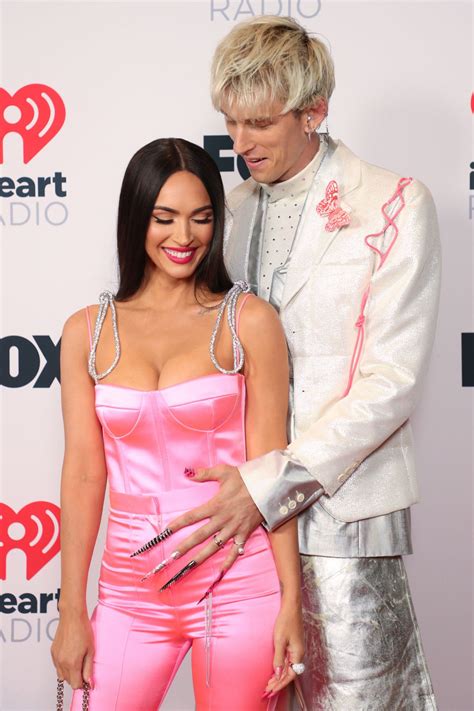 Megan Fox Wears Pink Silk Corset To The Iheartradio Music Awards 2021