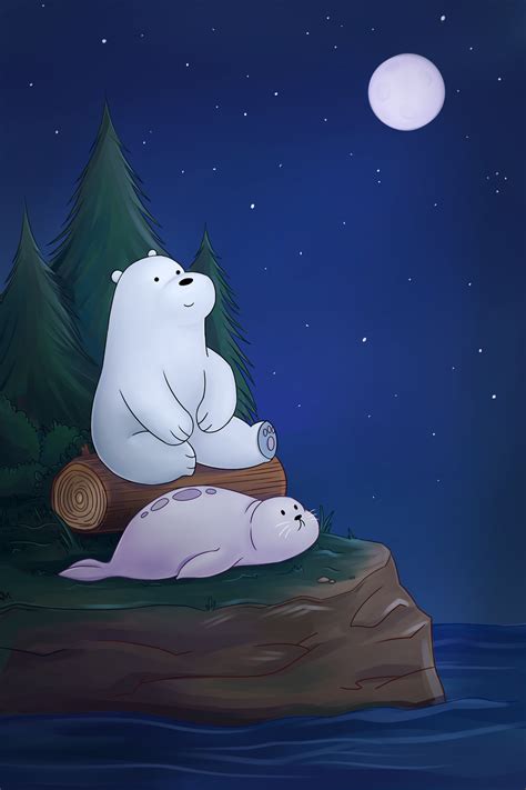 Wallpaper We Bare Bears And Ice Bear Image 7218605 On