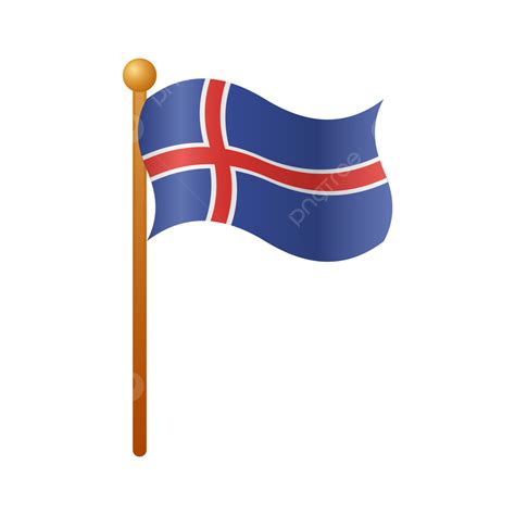 Iceland Flag Iceland Flag Iceland Independence Png And Vector With