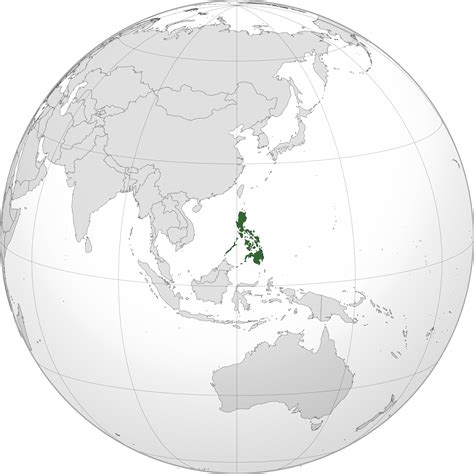 This map of philippines shows the relief pattern, political boundaries, and important features of the trivia the people of the philippines make up the largest diaspora in the world, with over 12 million. Location of the Philippines in the World Map