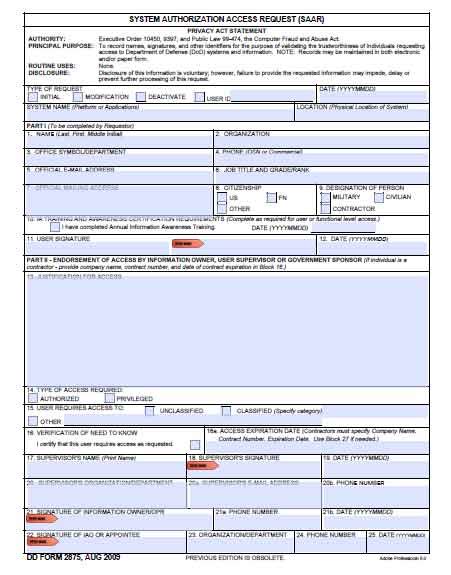 Navy Saar Form Fillable Printable Forms Free Online