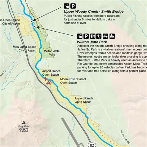Roaring Fork And Frying Pan Rivers Fish Colorado Map By Map The