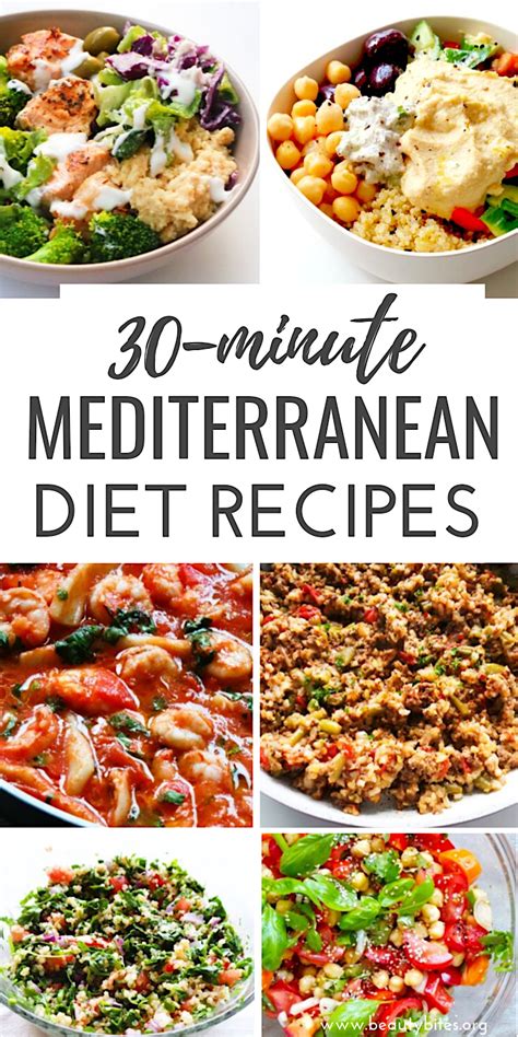 30 Quick And Easy Mediterranean Diet Recipes These 30 Minute Med