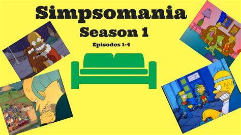 The Simpsons Season 1 Review Part 1 Simpsomania Ep1 Youtube