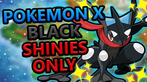 Can You Beat Pokemon X With Only Black Shinies Youtube