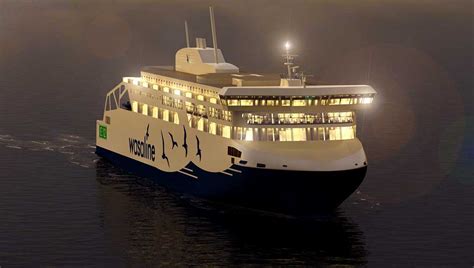 The number of passengers has increased every year. New Wasaline ferry combines LNG, battery and sensor ...