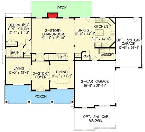 Two Story Rooms 15720ge Architectural Designs House Plans