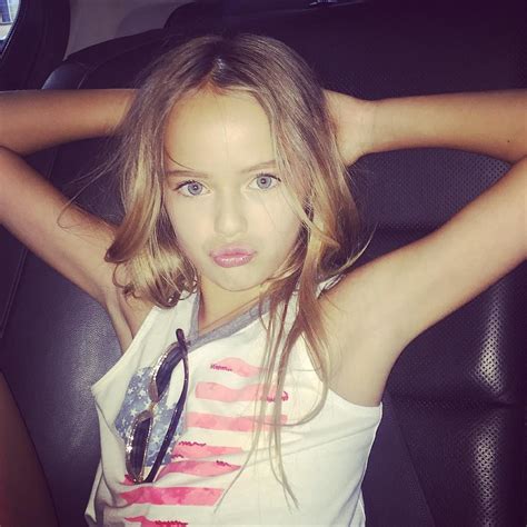 Kristina P Menova Model Looks Duck Face Baby Models T Shirts For
