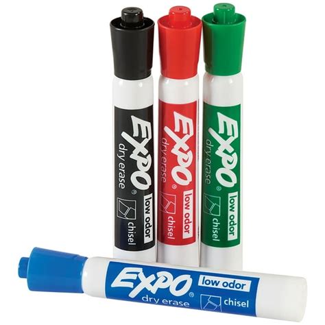 Expo Dry Erase Markers Assortment Pack 4case Bdemarker